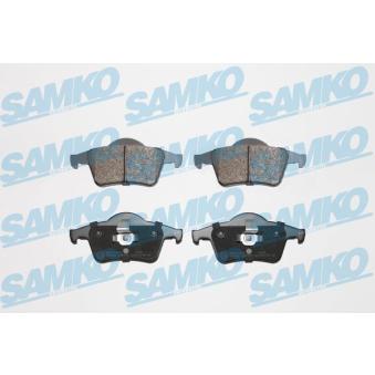 Jeu de 4 plaquettes de frein arrière SAMKO [5SP705]