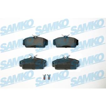 Jeu de 4 plaquettes de frein avant SAMKO [5SP706]