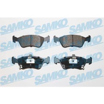Jeu de 4 plaquettes de frein avant SAMKO [5SP709]