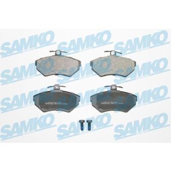 Jeu de 4 plaquettes de frein avant SAMKO OEM 1HM698151