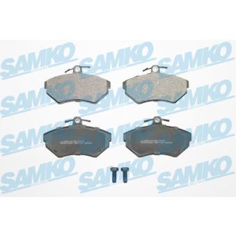 Jeu de 4 plaquettes de frein avant SAMKO OEM 8E0698151