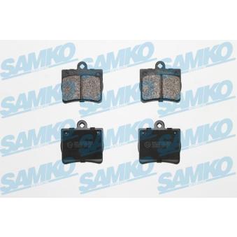 Jeu de 4 plaquettes de frein arrière SAMKO [5SP725]