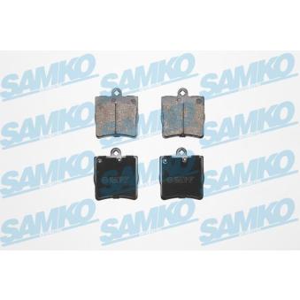 Jeu de 4 plaquettes de frein arrière SAMKO [5SP726]