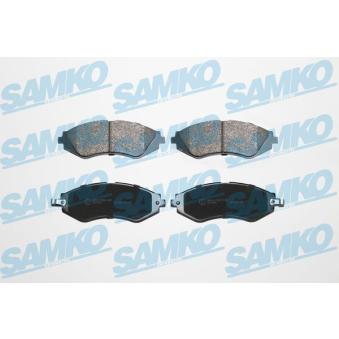 Jeu de 4 plaquettes de frein avant SAMKO [5SP729]