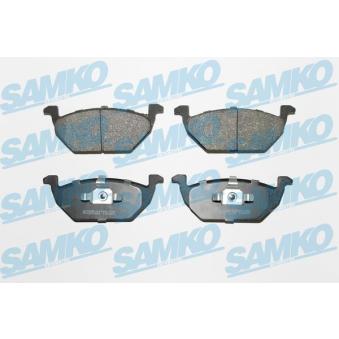 Jeu de 4 plaquettes de frein avant SAMKO OEM 1J0698151H