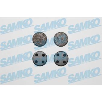 Jeu de 4 plaquettes de frein avant SAMKO [5SP746]
