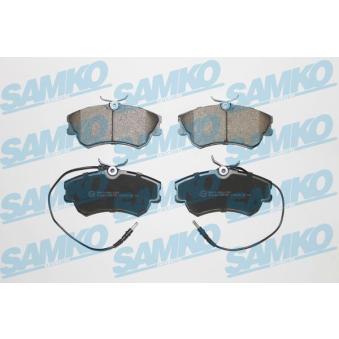 Jeu de 4 plaquettes de frein avant SAMKO OEM 6025315867