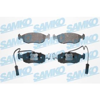 Jeu de 4 plaquettes de frein avant SAMKO [5SP755]