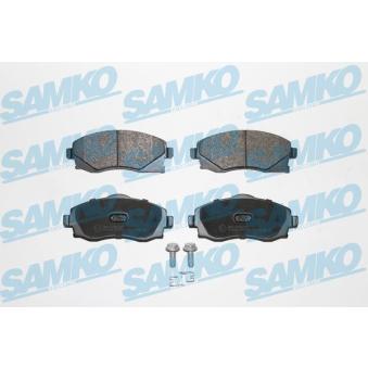 Jeu de 4 plaquettes de frein avant SAMKO OEM 1605964