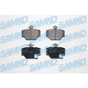 Jeu de 4 plaquettes de frein avant SAMKO [5SP761]