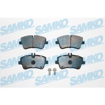 Jeu de 4 plaquettes de frein avant SAMKO [5SP767]