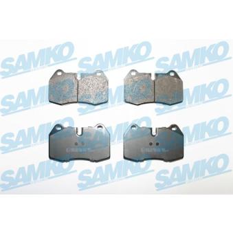 Jeu de 4 plaquettes de frein avant SAMKO OEM 34112227331