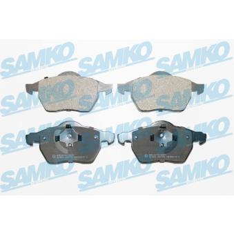 Jeu de 4 plaquettes de frein avant SAMKO OEM 272370