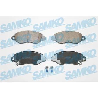 Jeu de 4 plaquettes de frein avant SAMKO [5SP775]