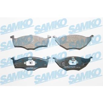 Jeu de 4 plaquettes de frein avant SAMKO [5SP776]