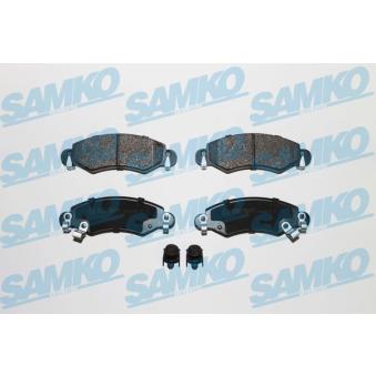 Jeu de 4 plaquettes de frein avant SAMKO [5SP777]