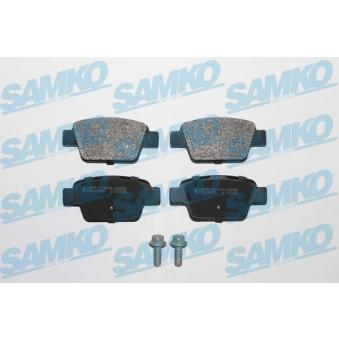 Jeu de 4 plaquettes de frein arrière SAMKO [5SP780]