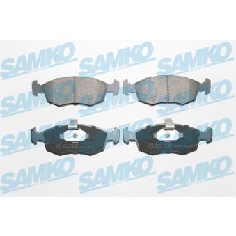 Jeu de 4 plaquettes de frein avant SAMKO [5SP785]