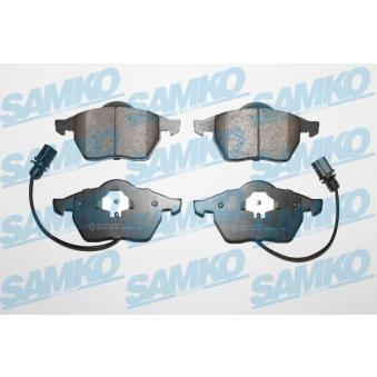 Jeu de 4 plaquettes de frein avant SAMKO OEM 4B0698151AF Jeu de 4 plaquettes de frein avant SAMKO OEM 4B0698151AF