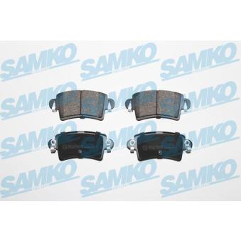 Jeu de 4 plaquettes de frein arrière SAMKO OEM 93173182 Jeu de 4 plaquettes de frein arrière SAMKO OEM 93173182