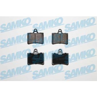 Jeu de 4 plaquettes de frein arrière SAMKO [5SP800]