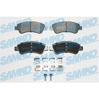 Jeu de 4 plaquettes de frein avant SAMKO OEM 1617292380