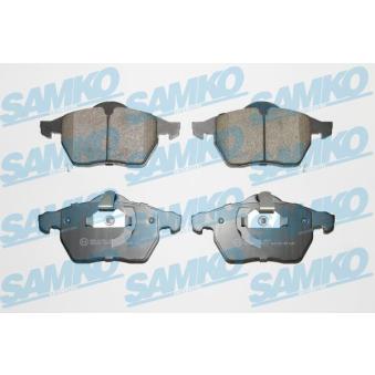 Jeu de 4 plaquettes de frein avant SAMKO [5SP812]