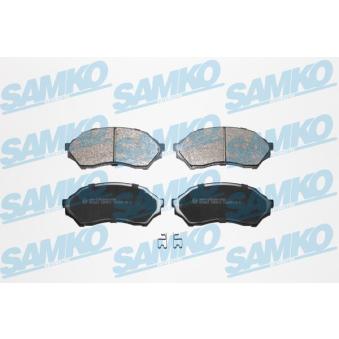 Jeu de 4 plaquettes de frein avant SAMKO OEM 1U1H3328Z