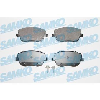 Jeu de 4 plaquettes de frein avant SAMKO OEM 6Q0698151A