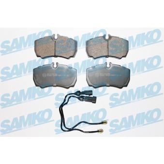 Jeu de 4 plaquettes de frein arrière SAMKO OEM 42470841