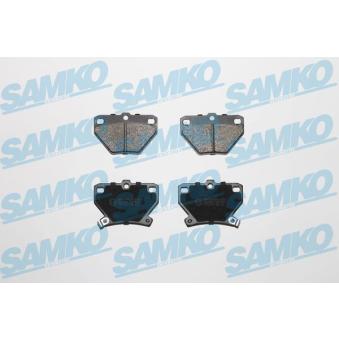 Jeu de 4 plaquettes de frein arrière SAMKO [5SP836]
