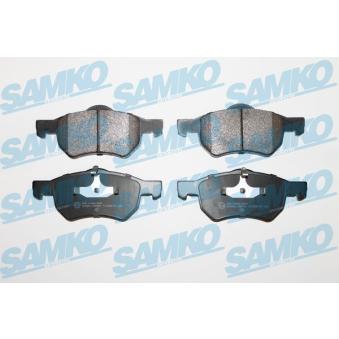 Jeu de 4 plaquettes de frein avant SAMKO [5SP841]