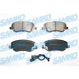 Jeu de 4 plaquettes de frein avant SAMKO [5SP842]