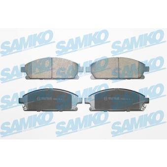 Jeu de 4 plaquettes de frein avant SAMKO OEM 41060AD088