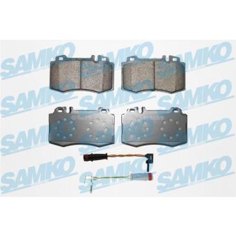 Jeu de 4 plaquettes de frein avant SAMKO 5SP849A pour KIA PRO CEED E 280 - 231cv