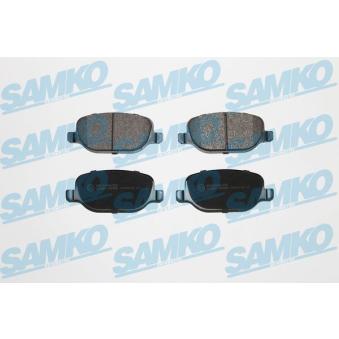 Jeu de 4 plaquettes de frein arrière SAMKO [5SP855]