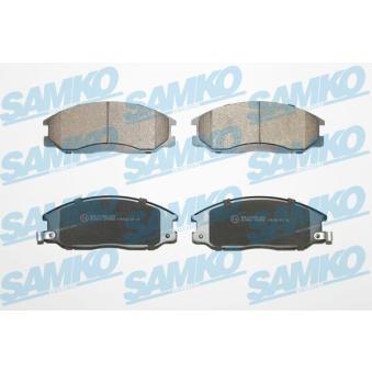 Jeu de 4 plaquettes de frein avant SAMKO OEM 5810126A10