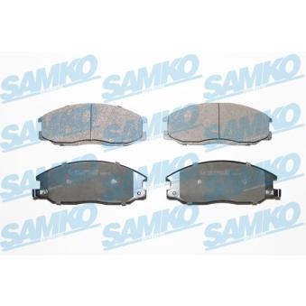 Jeu de 4 plaquettes de frein avant SAMKO OEM 3AA2058101