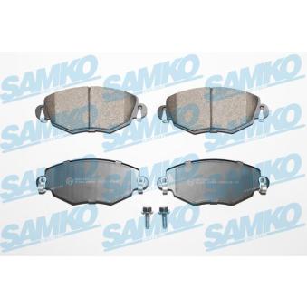 Jeu de 4 plaquettes de frein avant SAMKO [5SP865]