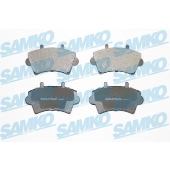 Jeu de 4 plaquettes de frein avant SAMKO OEM 9110993