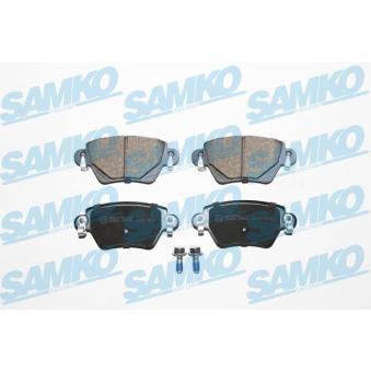Jeu de 4 plaquettes de frein arrière SAMKO OEM 1S7J2M008AA