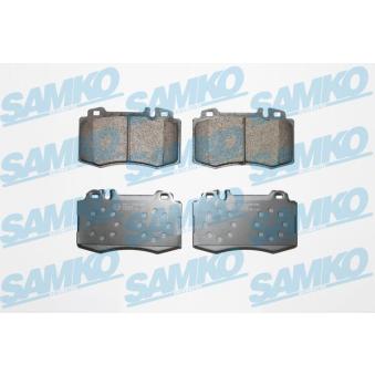 Jeu de 4 plaquettes de frein avant SAMKO [5SP899]