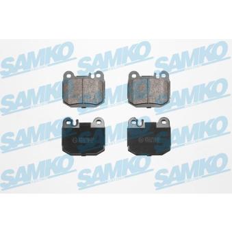 Jeu de 4 plaquettes de frein arrière SAMKO [5SP901]