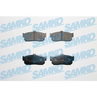 Jeu de 4 plaquettes de frein arrière SAMKO [5SP929]
