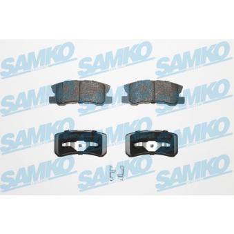 Jeu de 4 plaquettes de frein arrière SAMKO OEM 425448