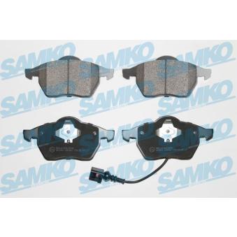 Jeu de 4 plaquettes de frein avant SAMKO OEM 3A0615116A Jeu de 4 plaquettes de frein avant SAMKO OEM 3A0615116A