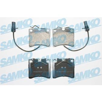 Jeu de 4 plaquettes de frein avant SAMKO [5SP984]