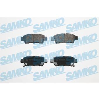 Jeu de 4 plaquettes de frein arrière SAMKO [5SP996]