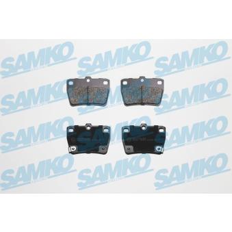Jeu de 4 plaquettes de frein arrière SAMKO [5SP997]