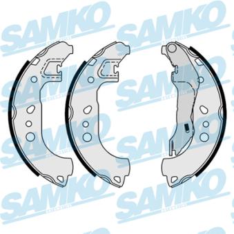 Jeu de mâchoires de frein SAMKO 81179 pour PEUGEOT 301 1.0 TSI - 110cv